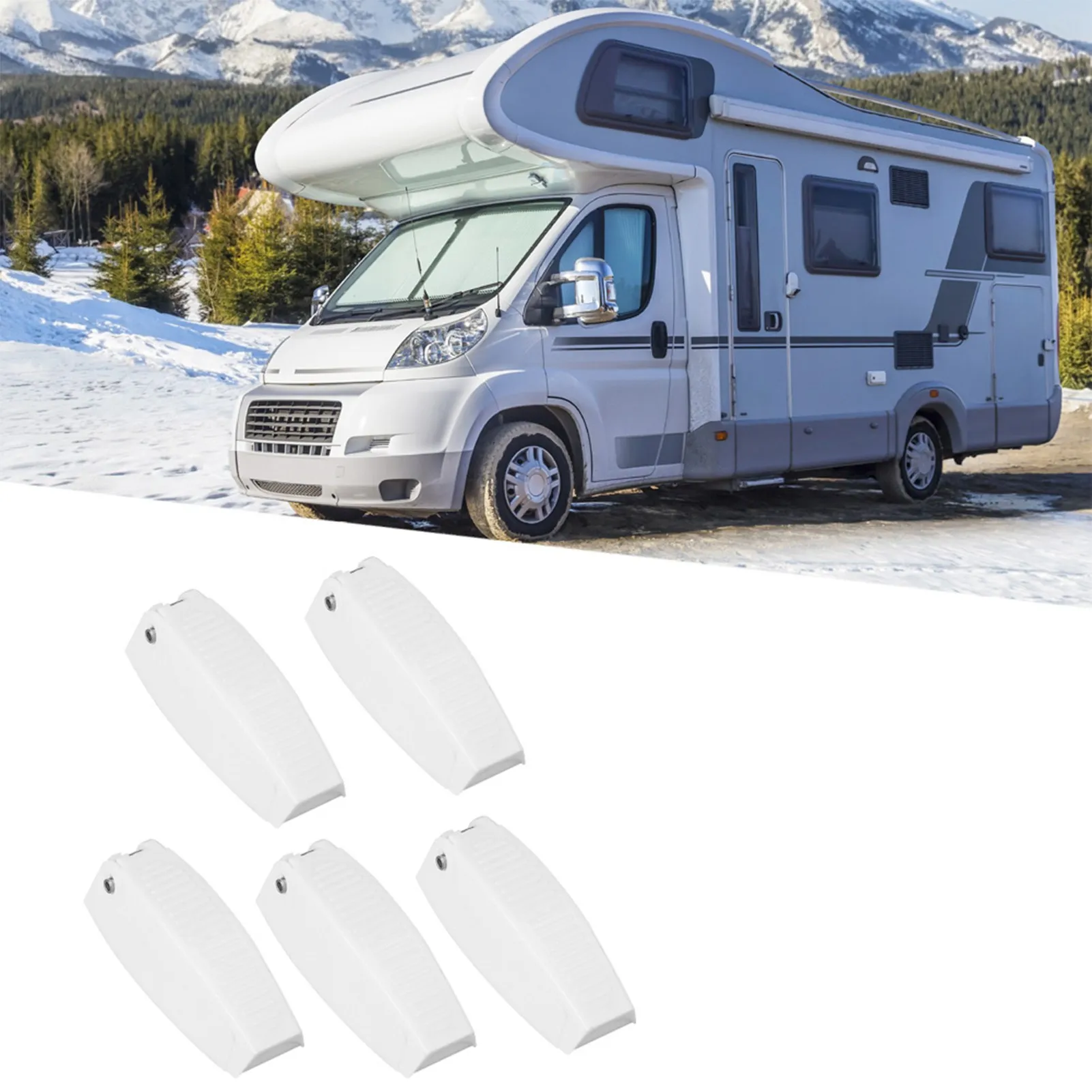 Pestillo de soporte de captura de puerta para RV, autocaravana, remolque, equipaje de viaje, pestillo de soporte de captura de puerta