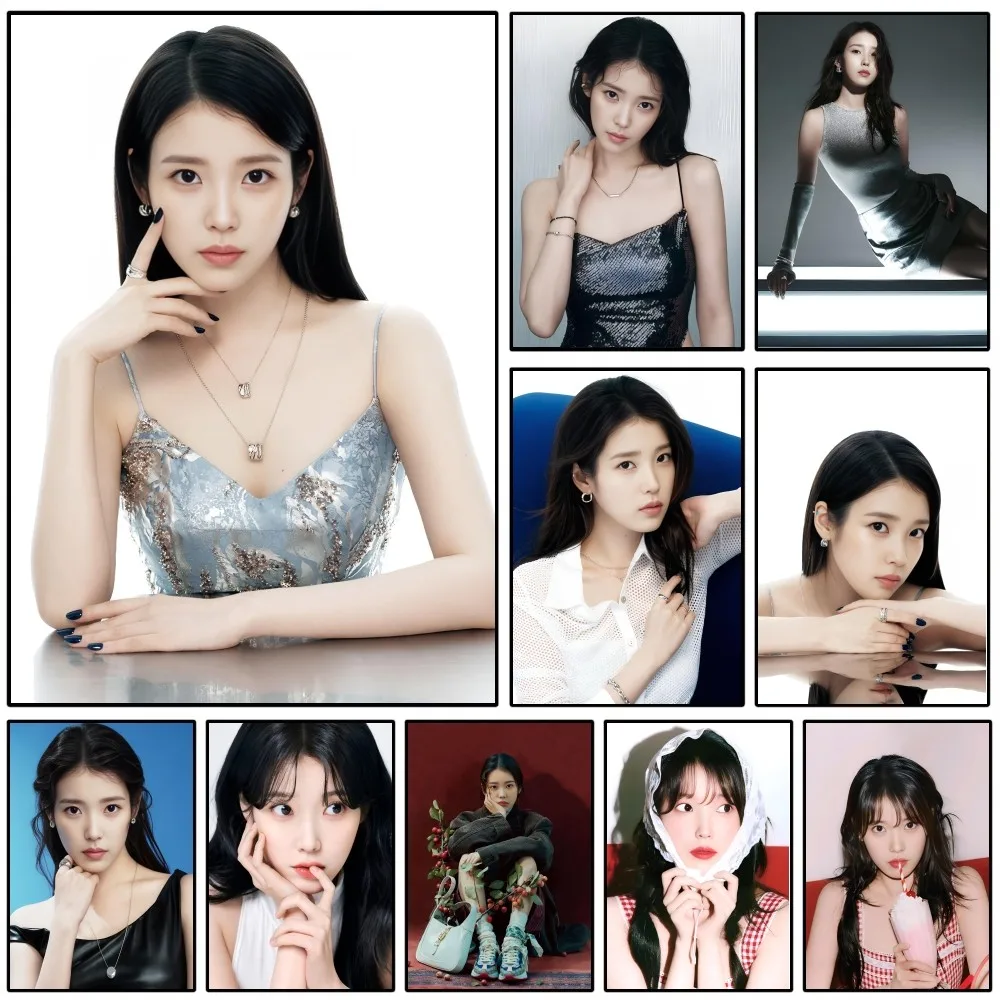 Korean Singer-songwriter I-IU Poster Frameless Painting Bedr