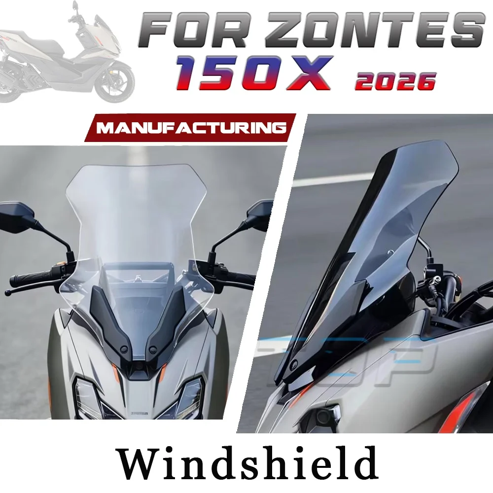 

For 2026 ZONTES 150X windshield for 150x 150X x150 crossbar bracket decorative strip accessories