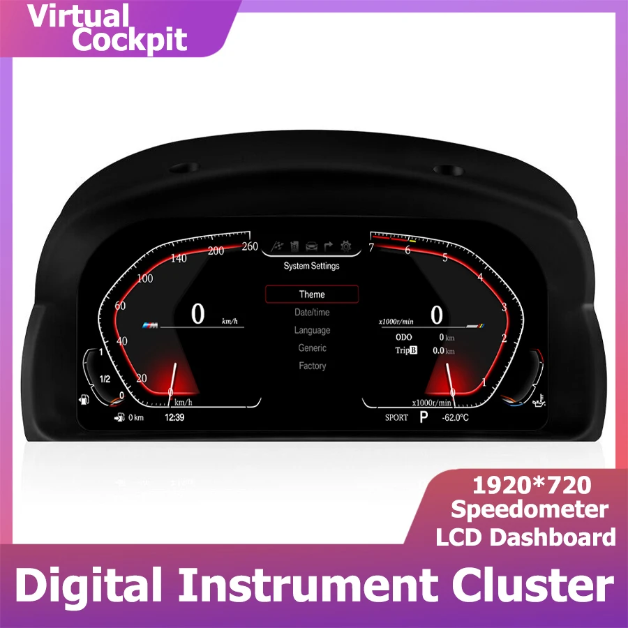 

11''Inch Digital Virtual Cockpit Instrument Gauge Cluster For BMW X1 E84 2009-2015 LCD Dashboard Panel Speedometer Tachometer