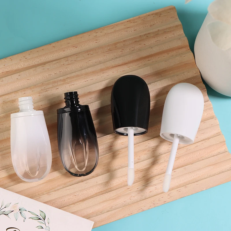 4ml Gradient Irregular Shaped Lip Gloss Bottle Plastic Refillable Bottles Liquid Lipstick Container Lipgloss Sample Empty Bottle