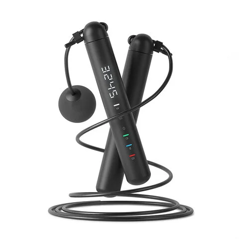 2025年充電式コードレススマートbluetooth音声対応縄跳び、屋内外フィットネスアプリワークアウト、iバッテリー搭載
