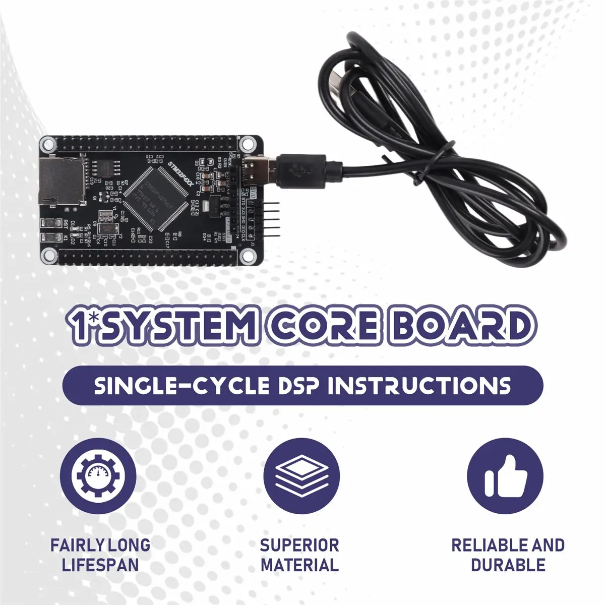 TCE STM32F407VGT6 STM32 System Core Board STM32F407 Development Board F407 Single-Chip Learning Board