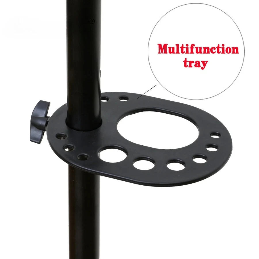 

Подставка для парика Многофункциональный поднос для волос для штатива Подставка для парика Простая в использовании для парикмахерского обучения Изготовление париков Инструменты Черный поднос для волос