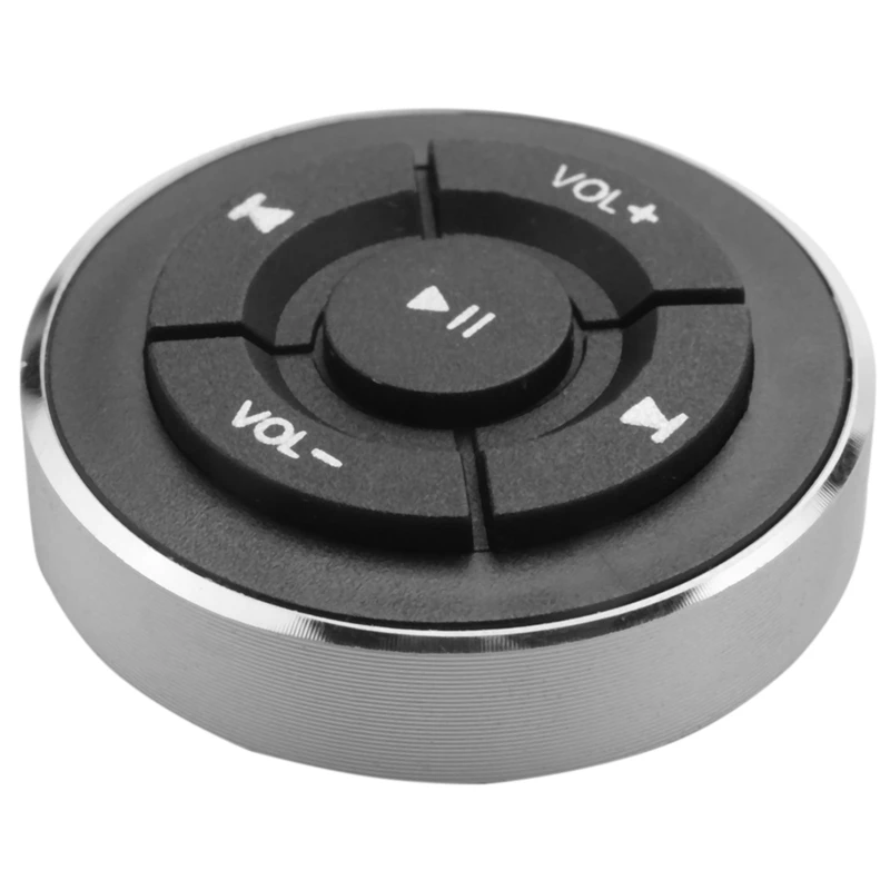 Wireless Bluetooth Remote Control Car Steering Wheel Motorcycle Bike Handlebar Media Button For Iphone For Samsung Android Phone