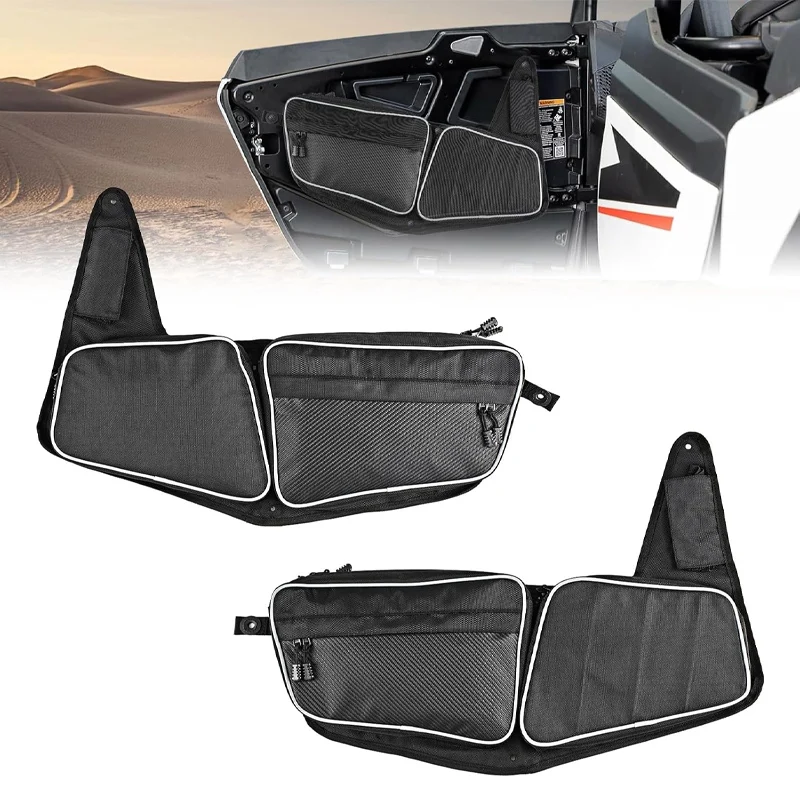 

Front Door Bag for Polaris RZR XP 1000/4 1000 2024/2025 Water-Resistant Side Tool Bags UTV Large Space Storage Bags