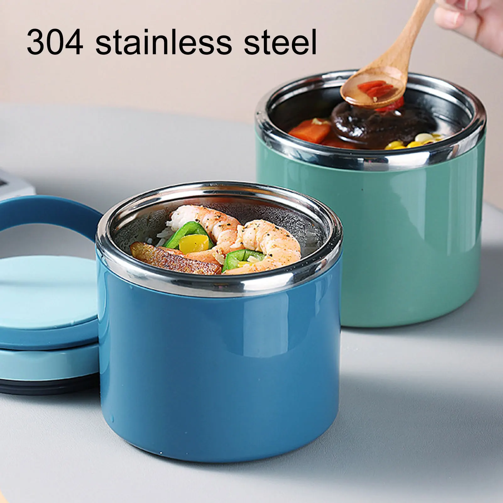 Lunch Box Food Containers Stainless Steel Large Capacity Snack Box Container For Outing Camping Traveling - view 5