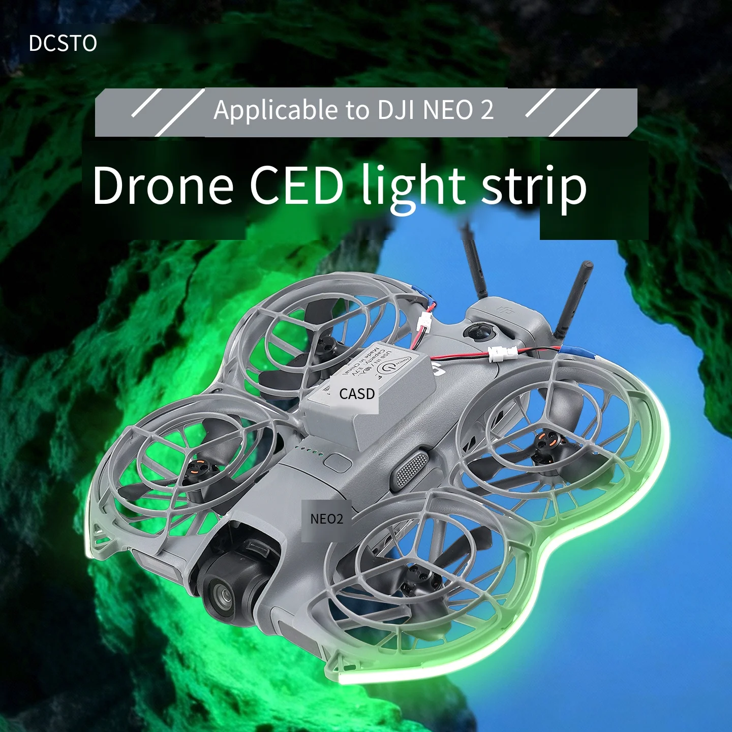 

Световая лента для дрона DJI Neo 2: яркая, светящаяся, для ночных полетов, предупреждающая, аксессуар для Neo 2