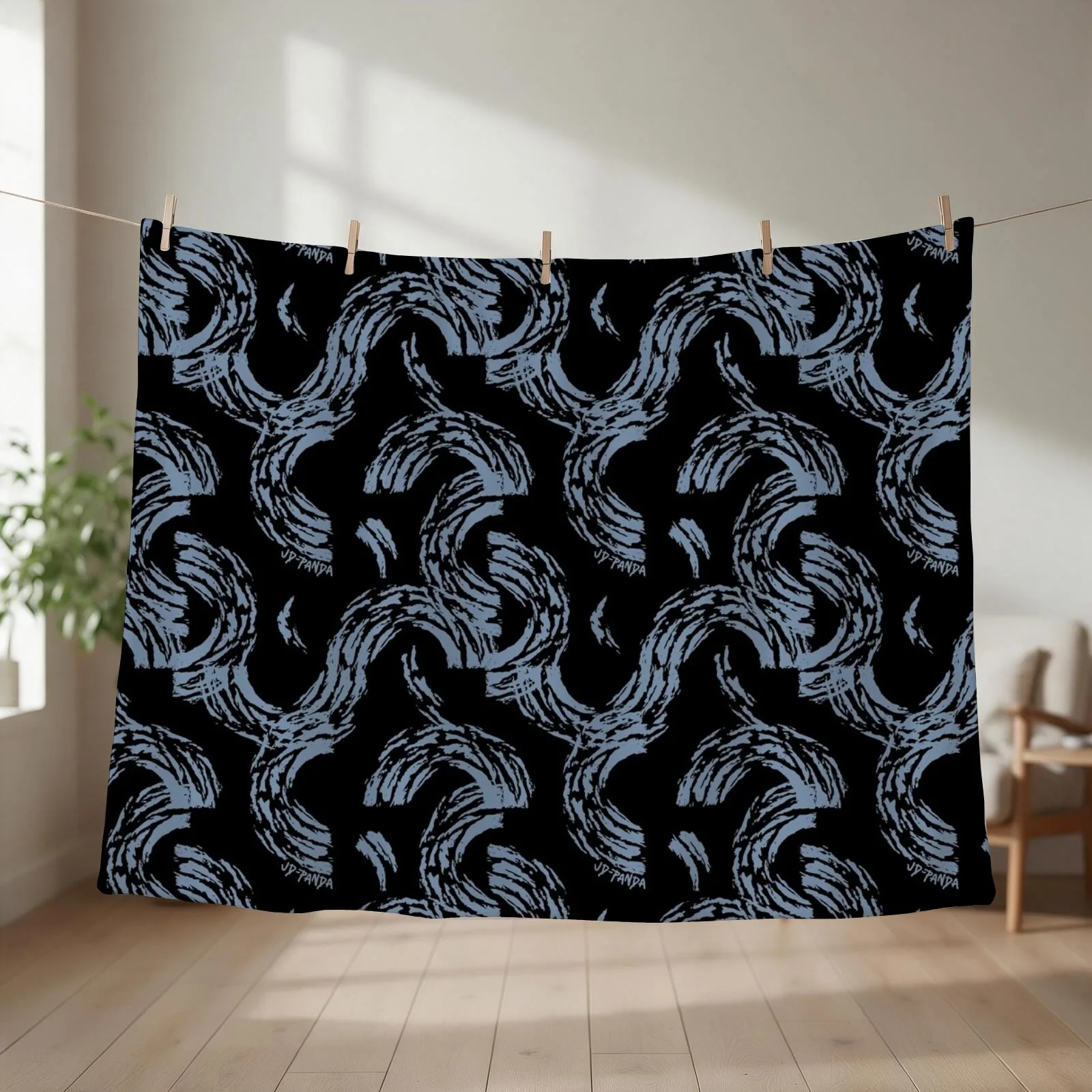 Old Scandinavia Map (1623) Vintage Norway and Sweden Atlas Throw Blanket couch cozy soft plush fuzzy picnic outdoor blanket