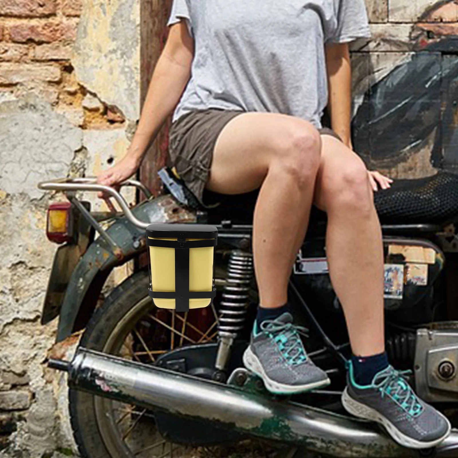 

Motorcycle Storage Box Large Capacity Tool Case For Outdoor Riding Motorbike Accessories Side Mount Toolbox Dual Purpose