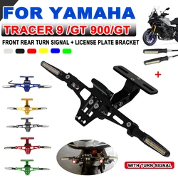 For YAMAHA TRACER 900 GT 9900GT TRACER 9 GT 9GT Motorcycle Adjustable Tail Eliminator License Plate Bracket Turn Signal Light