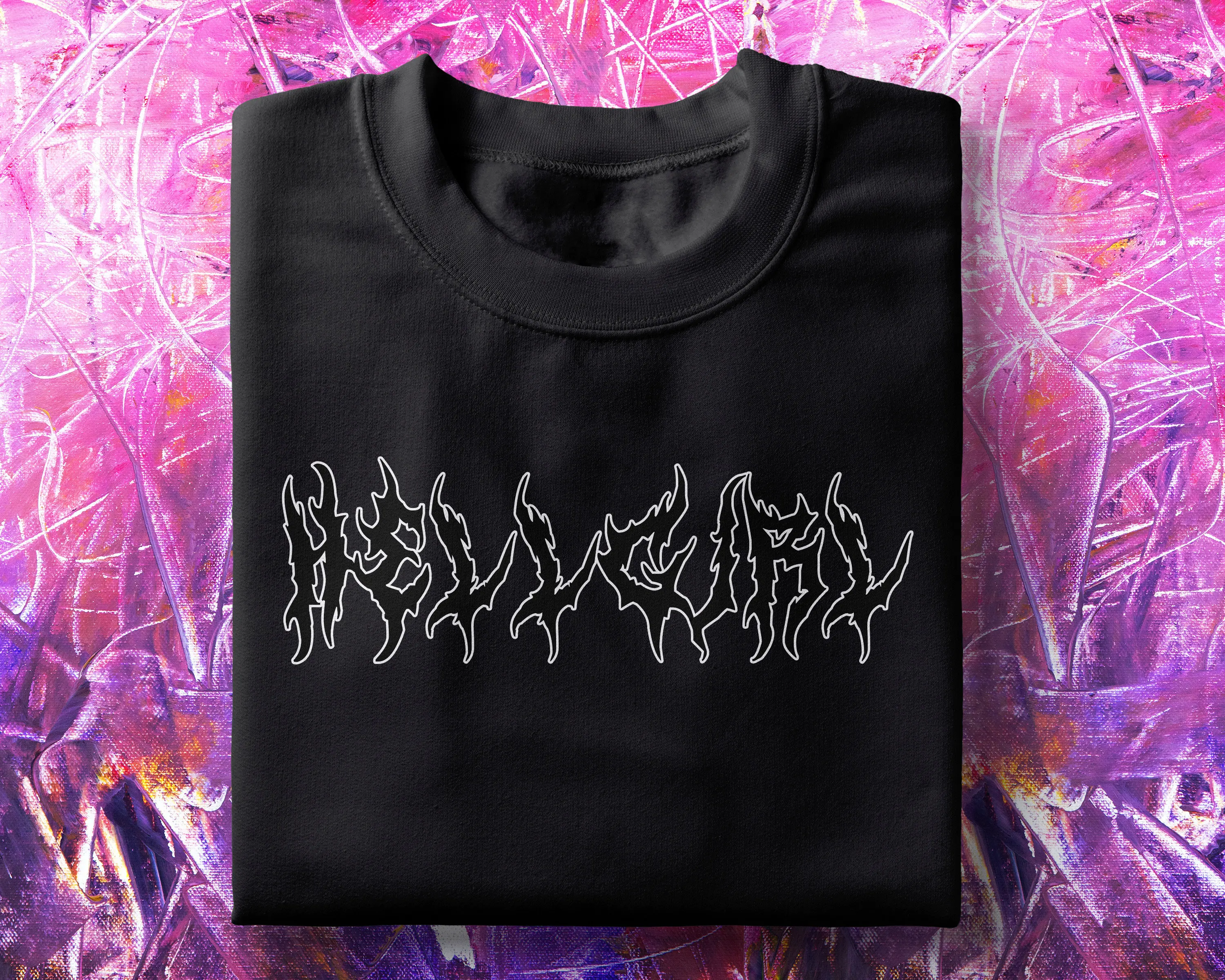 Hell Girl Ultraviolence T Shirt Sinners Tumblr Clothing 2000S Aesthetic Y2K Metal Inspired Alternative Harajuku