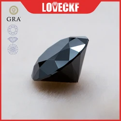 Natuurlijke zwarte kleur Moissanite losse steen Moissanita Lab Diamond GRA gecertificeerde Moissanite edelsteen Pass Diamond Tester