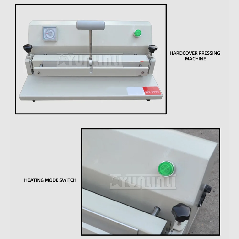 Dc-500c Desktop Book Case Slotting Machine Paper Shaping and Grooving Book Indentation Machine 2025 NEW