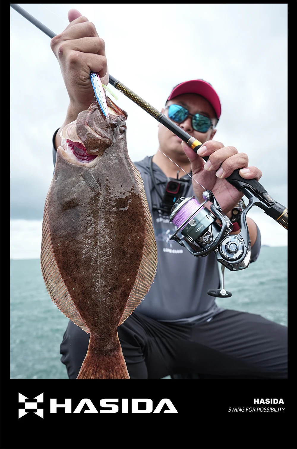 HASIDA M9 Spinnrolle Vollmetall Salzwasserbeständig Weitwurf Offshore-Bootsangeln Jigging Hohe Leinenkapazität für Angler – Detail 6