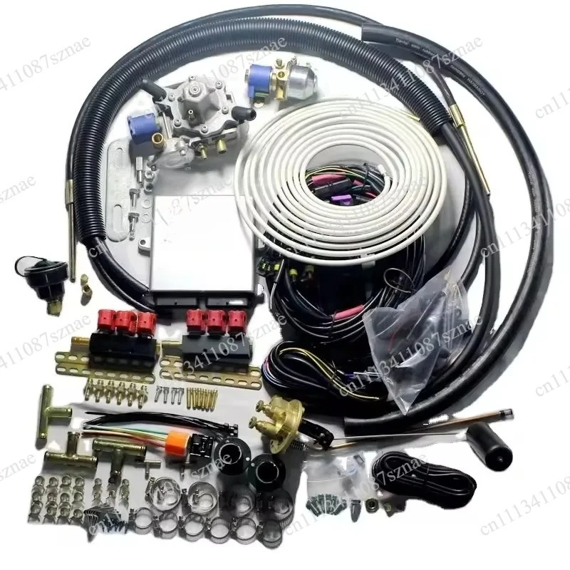 For LPG CNG Conversion Kit D06 AEB 6-Cylinder for Automotive, Oil to Gas Auto Parts for Vehicle Fuel System