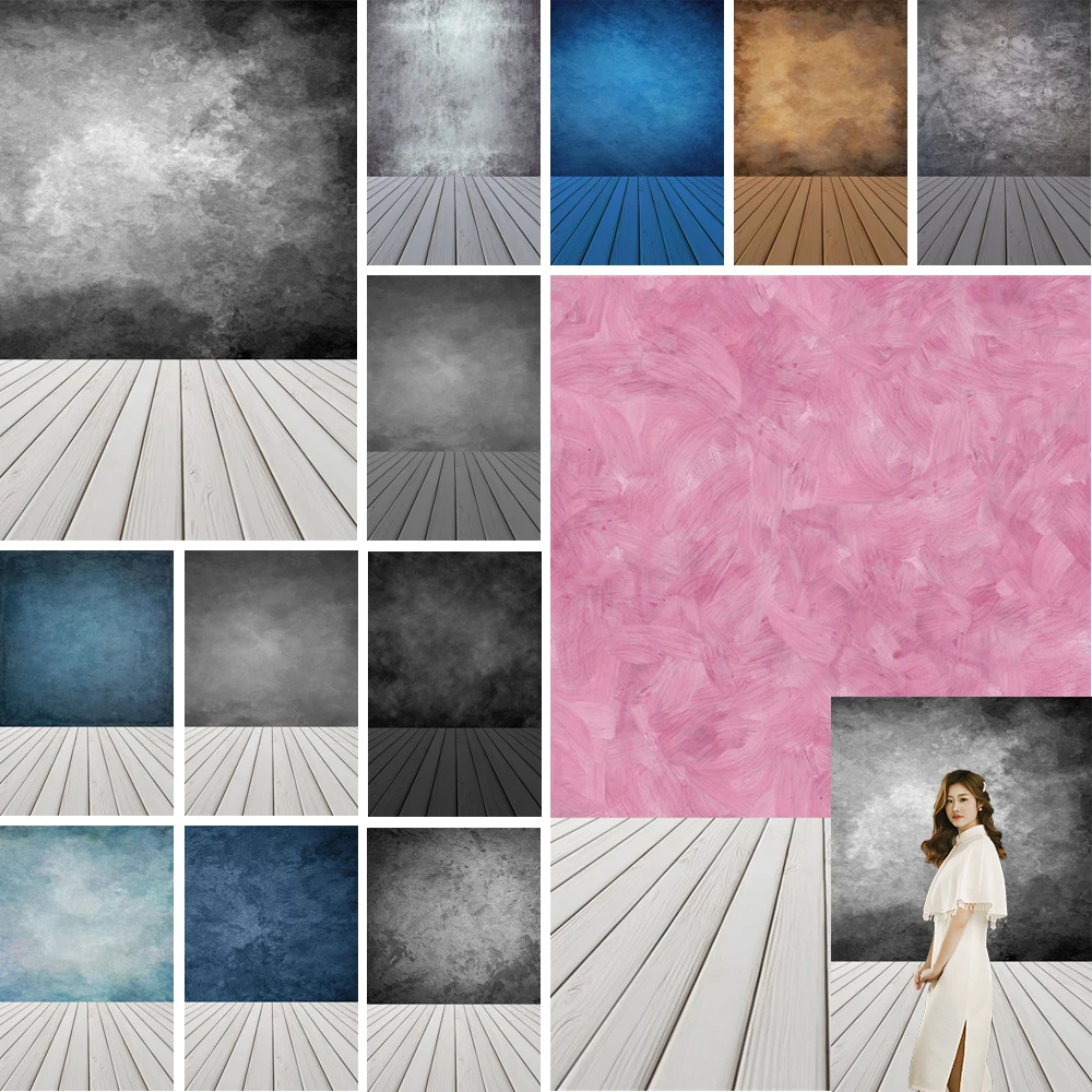 

MOON.QG Abstract Gradient Wall Backdrop Vintage Tie Dye Newborn Photography Pregnant Women Baby Maternity Food Wood Background