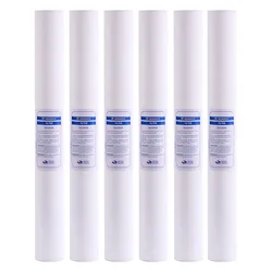 5 Micron 10 20 30 40 Inch PP Sediment Filter Cartridge Water Filter Spun Replacement Filter Cartridge