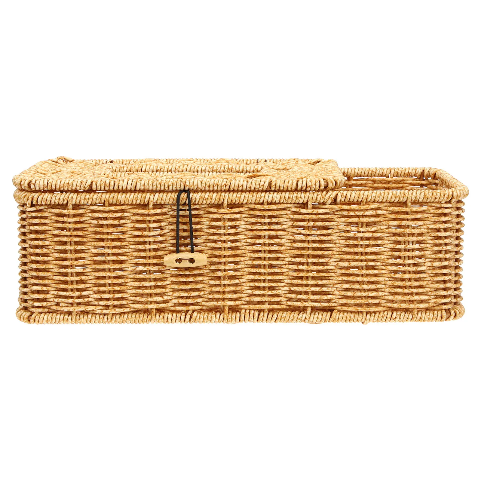 

Multifunctional Tissue Box Woven Design Tissue Holder For Home Bathroom Bedroom Office Car Use Paper Organizer