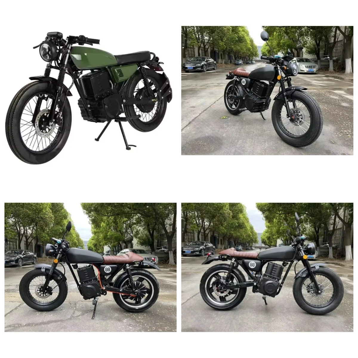 STROVAN  High Motor Power 2000W Racing CG Electric Motorcycle From Chinese Manufacturer