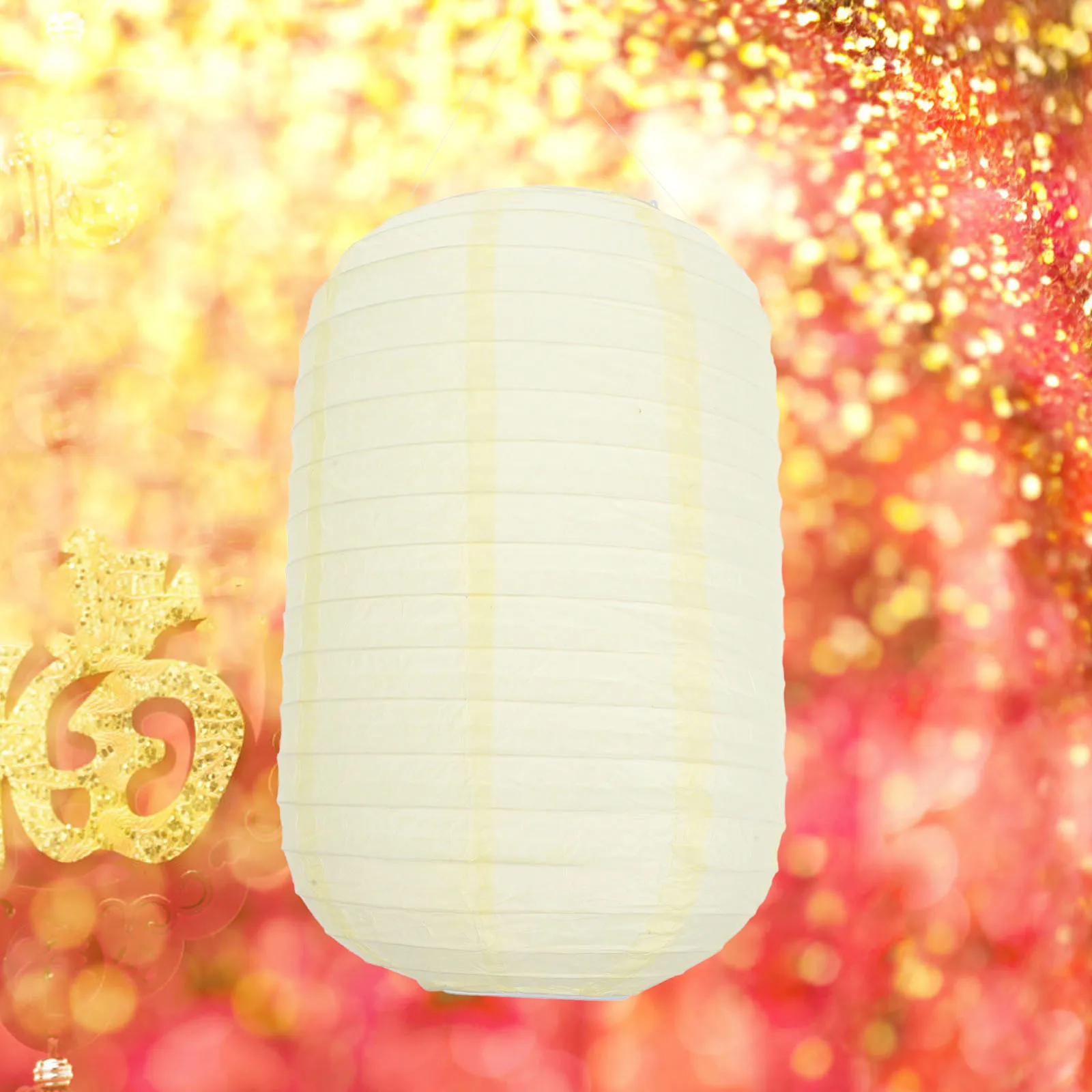 

2Pcs Winter Melon Paper Lanterns Foldable Japanese Style Lanterns for Outdoor Barbecue Festival Party Decoration