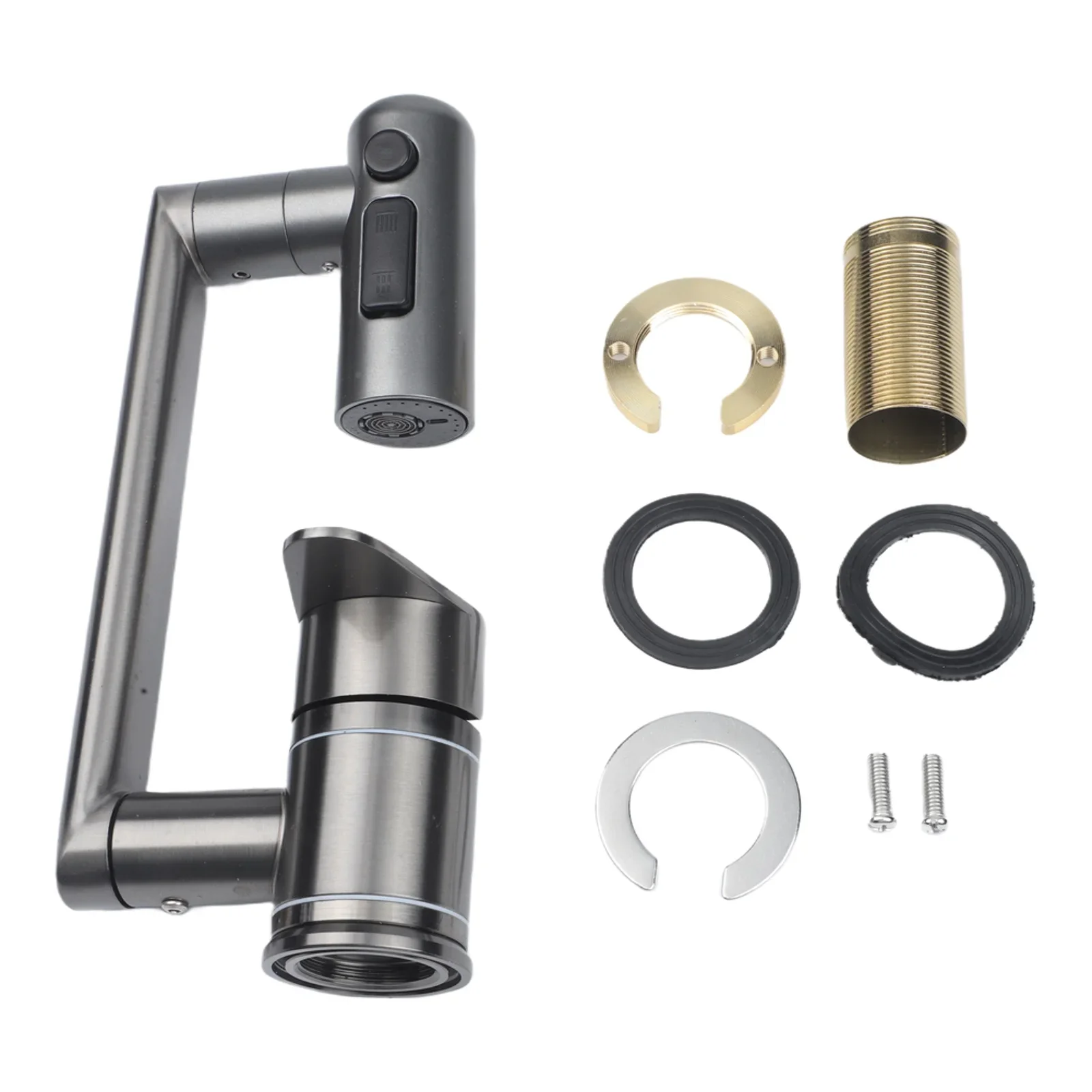1080 Spout 360 Swivel Tap 1080 Rotatable Spout Powerful Spray Mode Efficient Cleaning Kitchen Tap For Tight Countertops