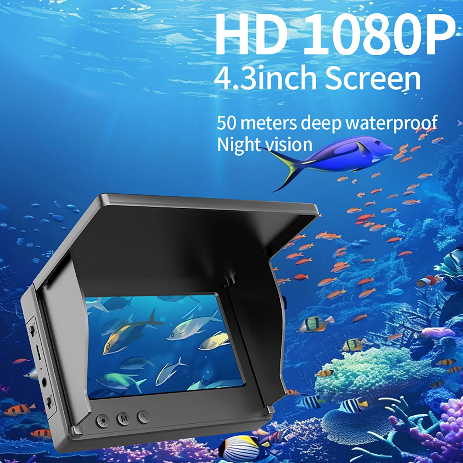 Fishing Boat Depth Finder - Balık Bulucu Sualtı Kamerası 1080P HD
