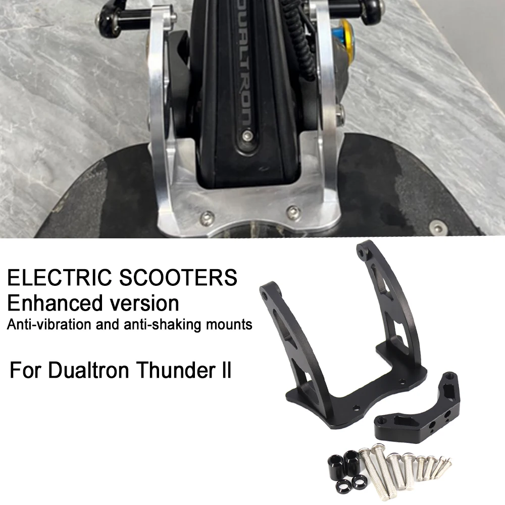 

Reinforced retrofit anti-vibration and anti-shaking mount for electric scooter Dualtron Thunder 2 ll