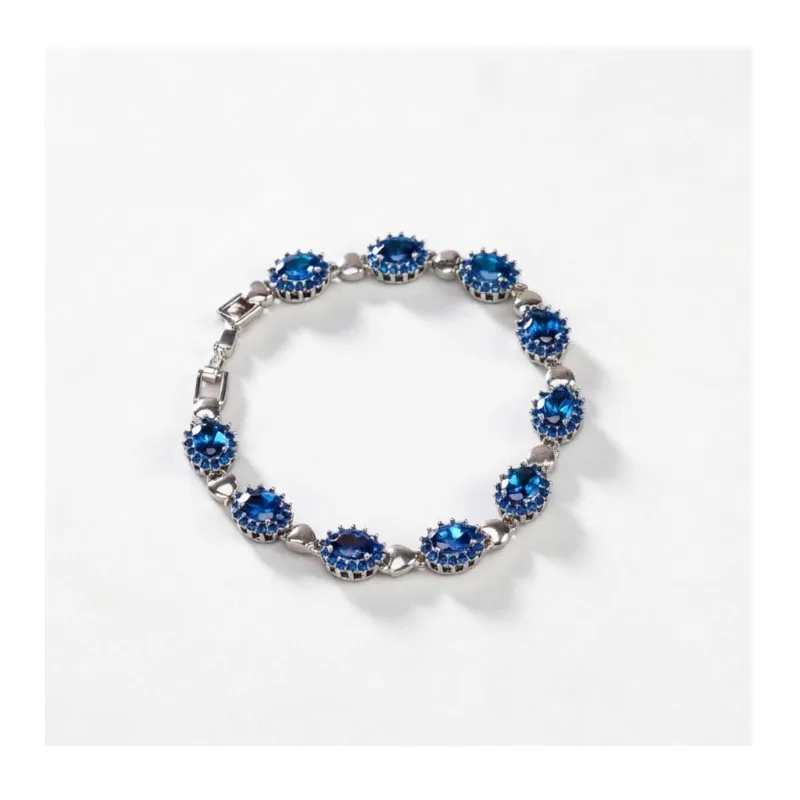 

Light Luxury Full Diamond Bracelet Temperament Zircon Inlaid Bracelet Crystal Bracelet Women's Personality Trend Jewelry