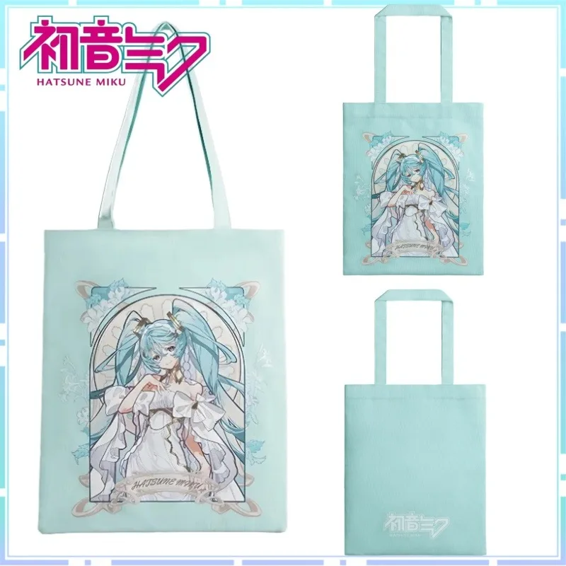 

Официальный рюкзак через плечо Hatsune Miku, серия Yoneyamamai, большая вместимость и портативный мультяшный аниме, прекрасный подарок для девочек