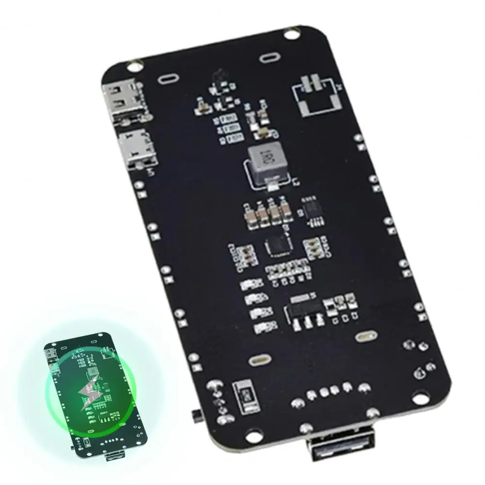 

Батарейный ящик Универсальный держатель защиты аккумулятора со светодиодным индикатором USB-порт для защиты от перегрева Raspberry Pi