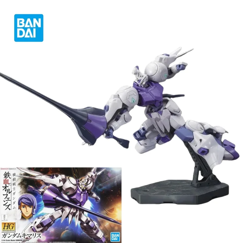 

Genuine Bandai Assembly Model 1/144 HG IBO KIMARIS Iron-Blooded Orphans Action Doll Desktop Decoration Collection Ornament Toys