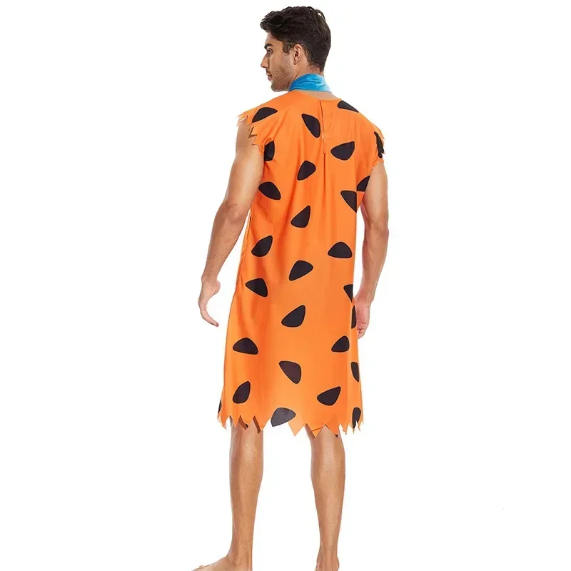 플린스톤 프레드 코스프레 의상 미국 애니메이션 플린스톤 애니메이션 코스프레 할로윈 의상