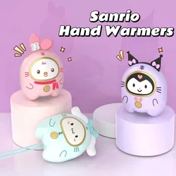 Kawaii Saniro Kuromi Hand Warmers Cartoon Cute Cinnamoroll Melody Portable Fast Heating Hand Warmer For Winter Girl Gift