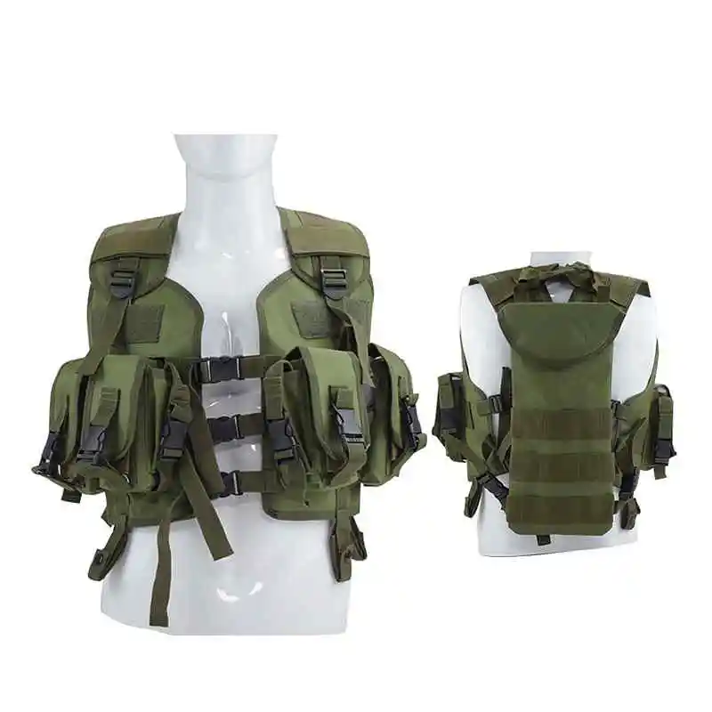 Water Bag Magazine Pouch Carrier Tactical Apron Vest Multi-functional Military Airsoft Protective Vest Storage Pocket Equipment