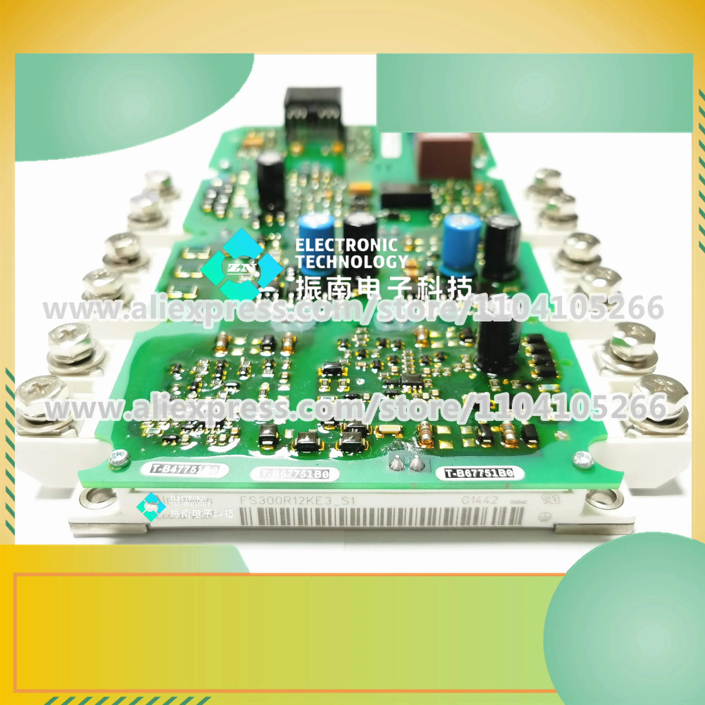 Igbtモジュール付きの新しいドライブボード,FS225R12KE3-S1 A5e00825003 A5e00824994