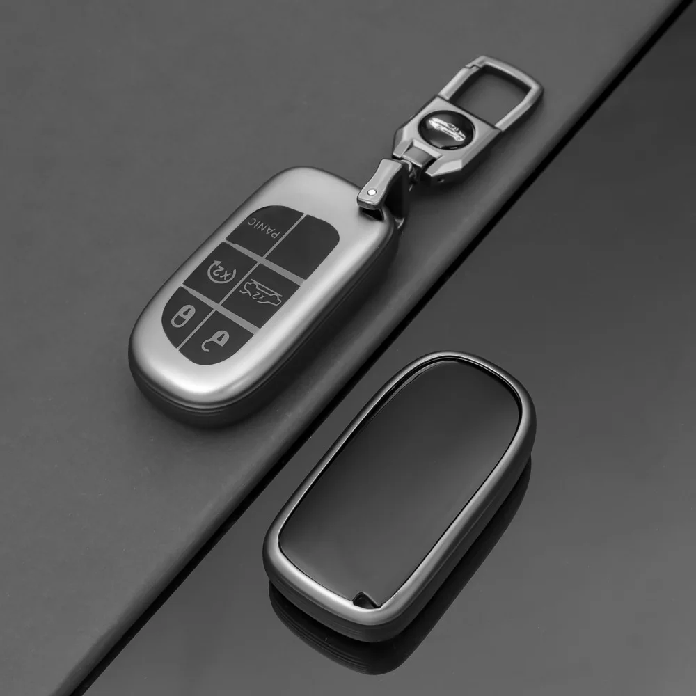 3/5 Buttons TPU Car Key Fob Case Cover For Jeep Renegade Compass Grand Cherokee Chrysler 300C Wrangler Dodge