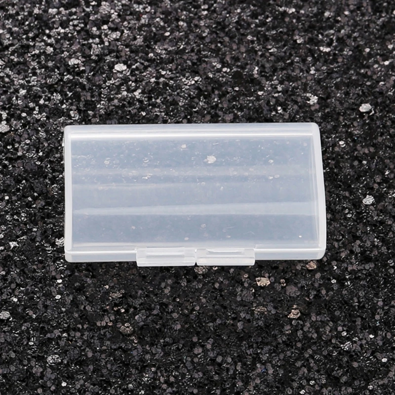 2-slot Battery Container Protectors Cover Transparent PP Battery Holder Box DropShipping