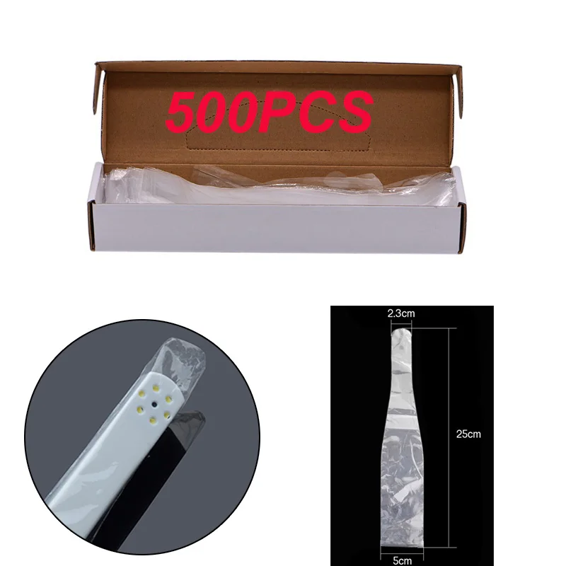 

500Pcs/box Dental Endoscope Handle Sleeves Dental Intraoral Camera Covers Isolation Sheath Disposable Protective Cover