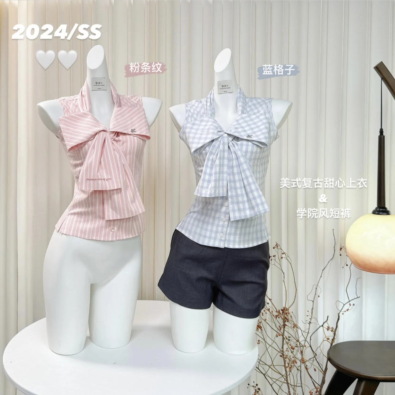 Women Shorts Sets Suit Vintage Off Shoulder Bow Shirt and Mini Shorts Pants Elegant Y2k Two Piece Suit 2000s Clothes Summer 2024