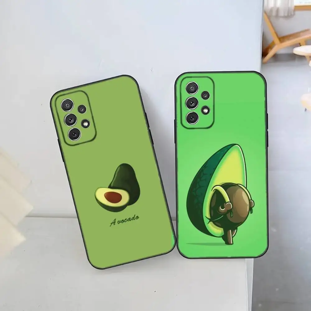 

Cute Avocado Super Food Phone Case For Samsung S25,S24 Ultra,S20,S30 plus,S22 plus,S23,S30 ultra 5G Silicone Cover