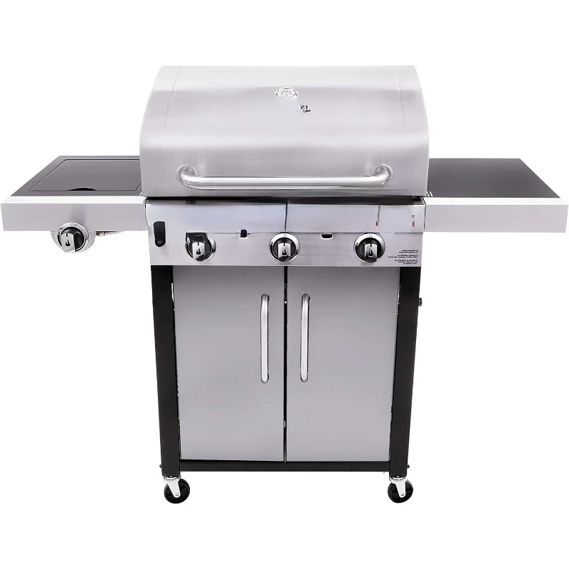 Performance Series™ TRU-Infrared Cooking Technology 3-Burner with Side Burner Cabinet Style Propane Gas