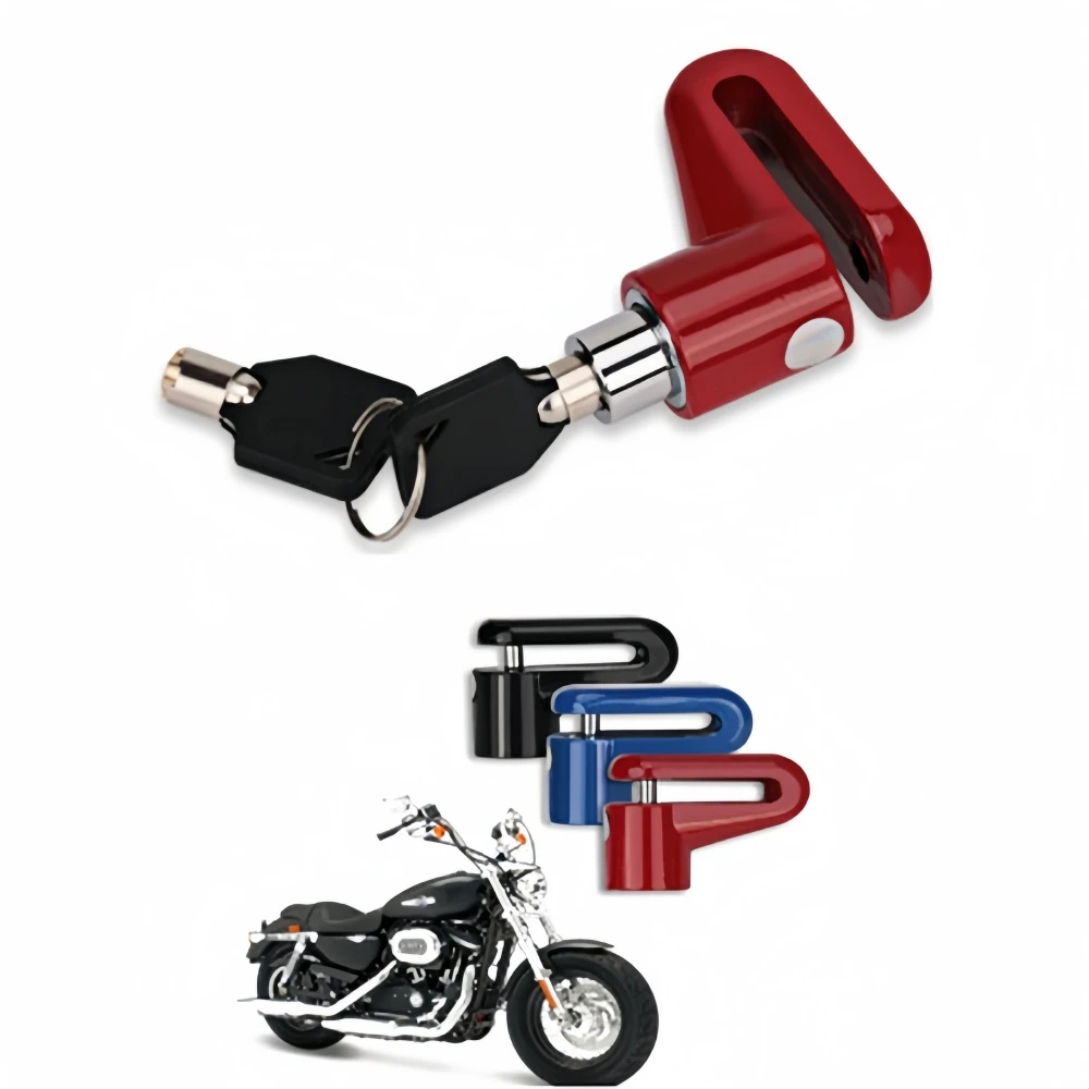 Bloqueio de freio a disco de bicicleta – Bloqueio anti-roubo de fio de aço para scooter elétrica, mountain bike e motocicleta, design durável