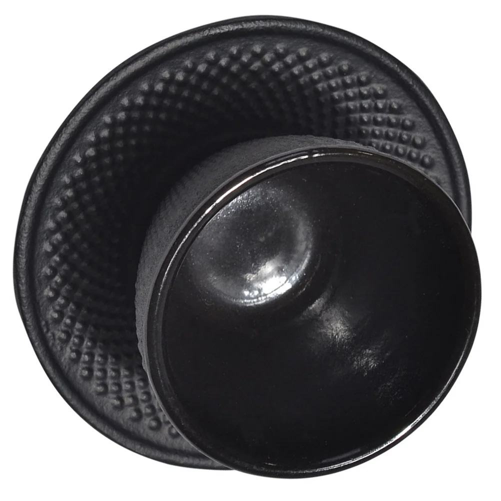 

1 Set Iron Tea Cup Saucer Set Cast Iron Teaware Office Tea Ceremony Cup Chinese Kung Fu Retro Vintage Drinking Ware