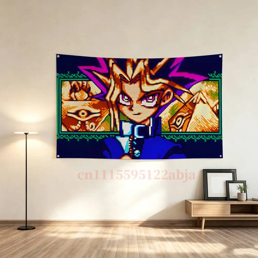 Y-Yugi Flag Tapestry Poster Banner For Bar Beer House College Dorm Room Art Music Tapestry Banner Gift