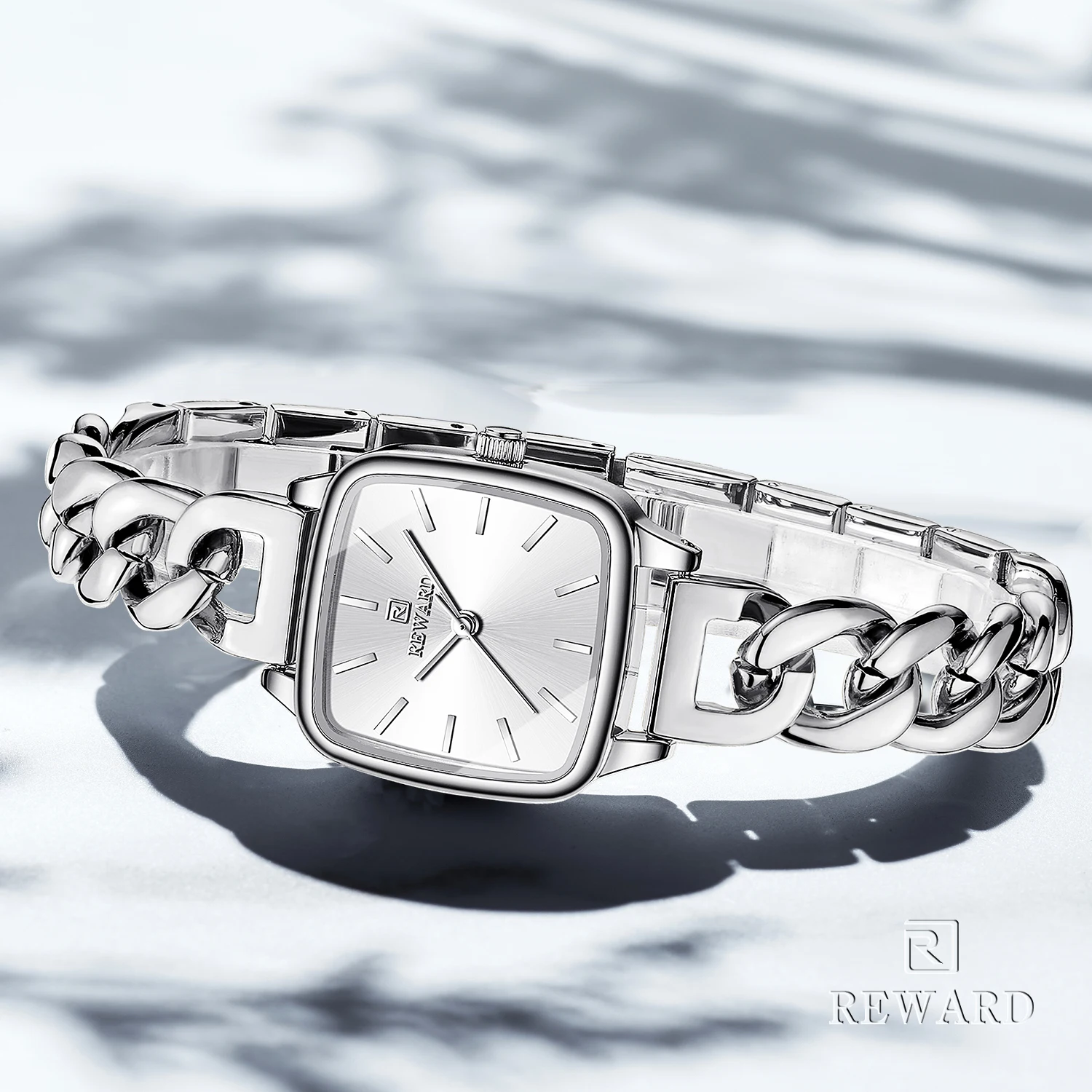 ساعات كوارتز نسائية من REWARD ساعة نسائية فاخرة مقاومة للماء وساعات مضيئة وساعة نسائية أنيقة #2