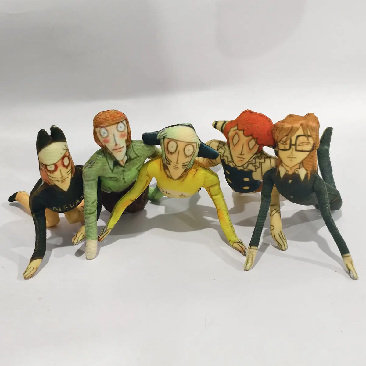 

ranfren Anime Cosplay Stuffed Dolls movable Abstract Body Wire Skeleton Halloween Prop Hand-made