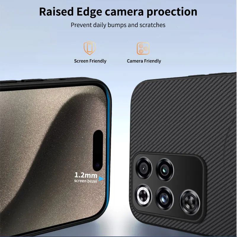 For ZTE Nubia RedMagic 11S Pro Protective Back Case Cover Soft Silicone Carbon Fiber Magnetic Case Zte RedMagic 10 Pro+ 11 Pro+ view 4
