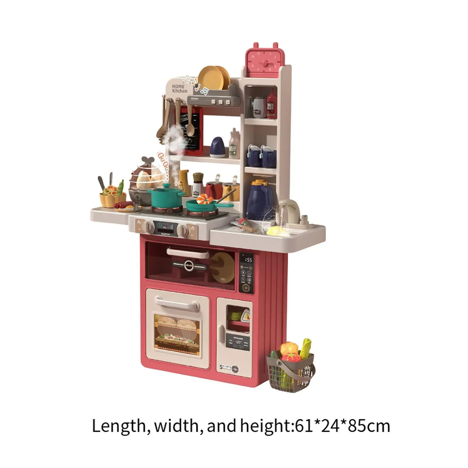 Set da gioco da cucina Set da cucina per bambini per ragazze, regali di compleanno per bambini
