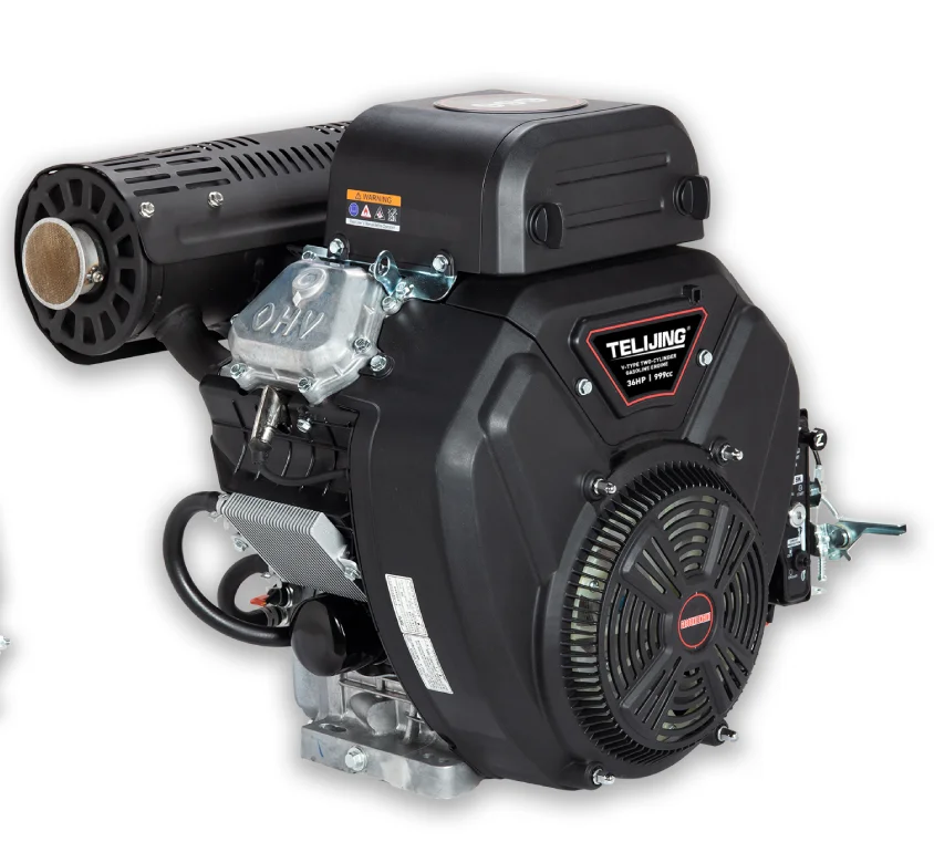 

Double Cylinder TJ999 OHV 36hp/999cc Horizontal Shaft 4 Stroke Gasoline Engine Key Starter 24.5kw With Euro 5 Machinery Engine